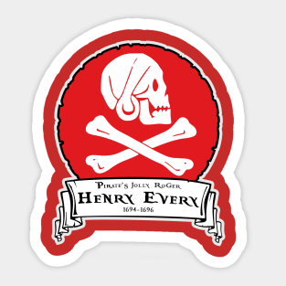 Henry Every Jolly Roger Sticker